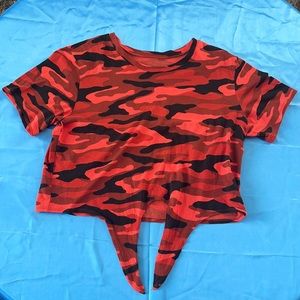 Camo Printed T-Shirt